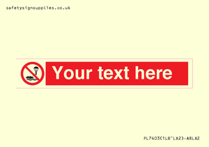 Custom No parasailing